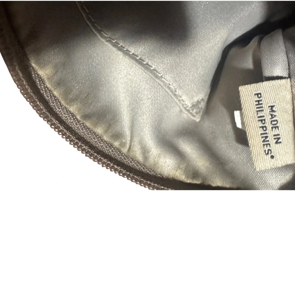 Coach Nolita 19‎ Metallic Goldish Silverish Leather Wristlet 51683 Preloved 5x8